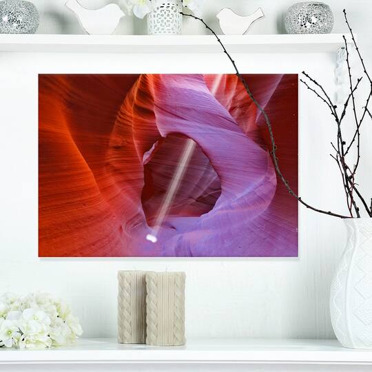 Designart - Red Orange Antelope Canyon